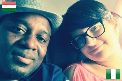 Andrea from Hungary and Abbey from Nigeria